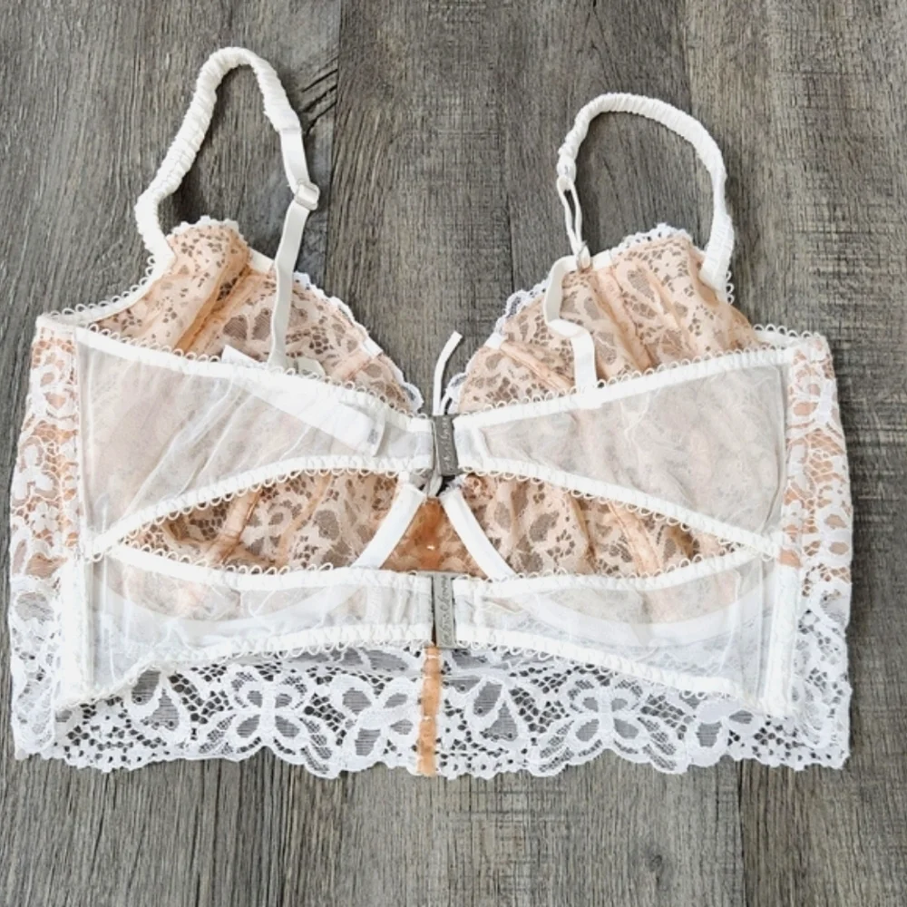 New!For Love and Lemons‎ Butterfly Lace Underwire Bra